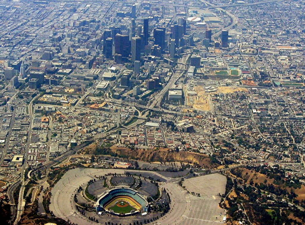 Aerial View of Los Angeles, California