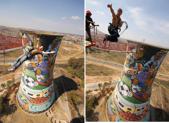 Bungee Jump Orlando Cooling Towers, South Africa