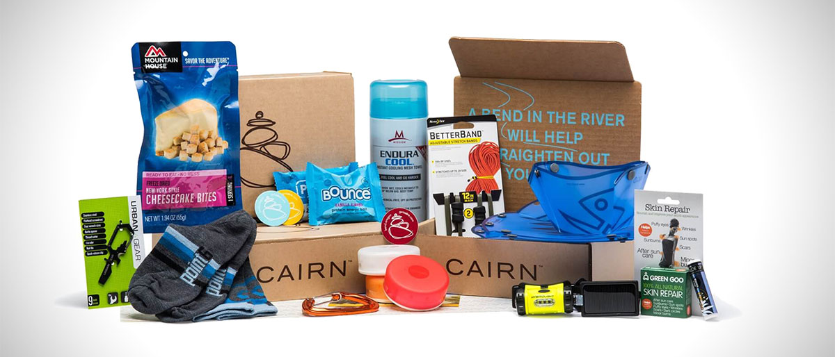 Collection of three Cairn subscription boxes