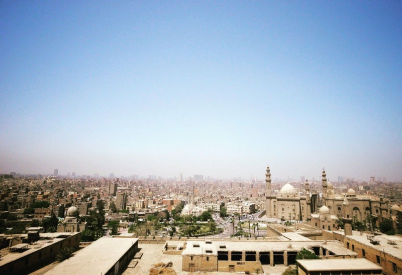 Skyline of Cairo, Egypt (seen from The Citadel)