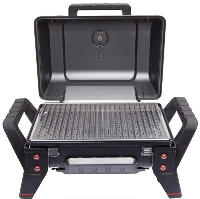 Char-Broil Grill2Go X200 Portable Gas Grill (open)