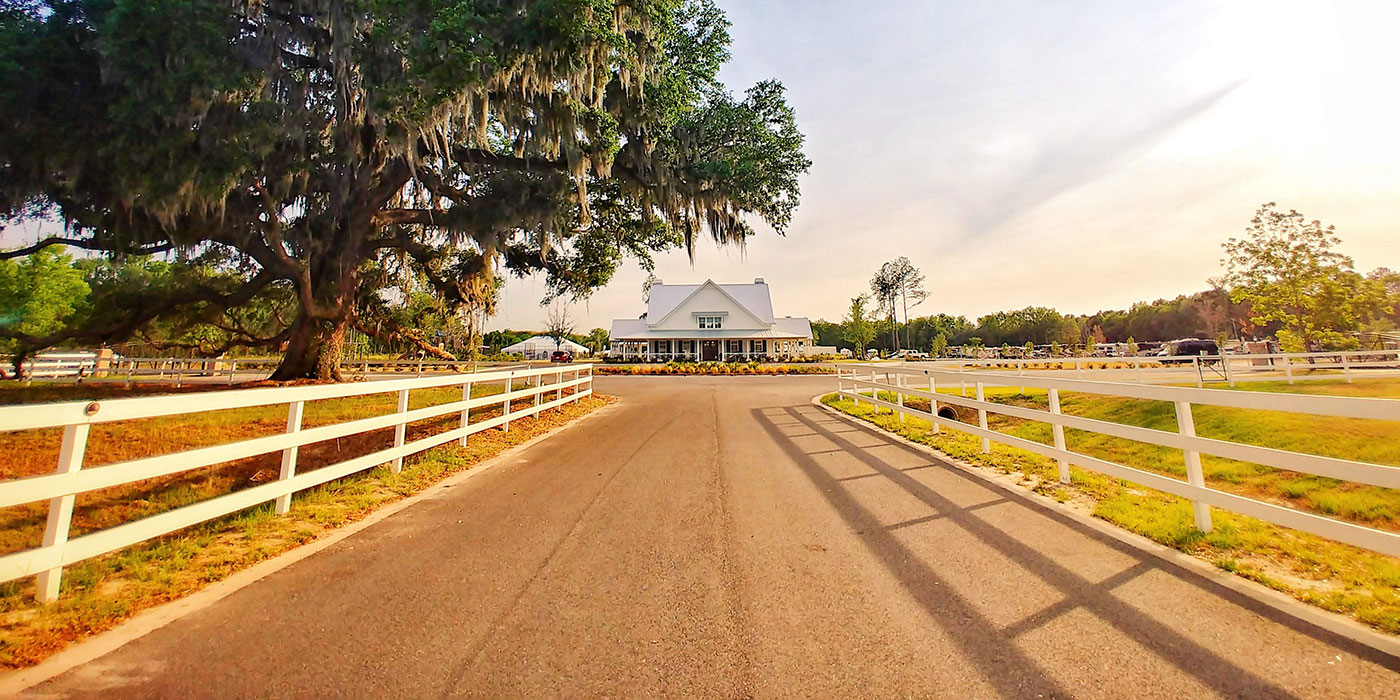 Entrance to CreekFire Motor Ranch in Savannah, GA