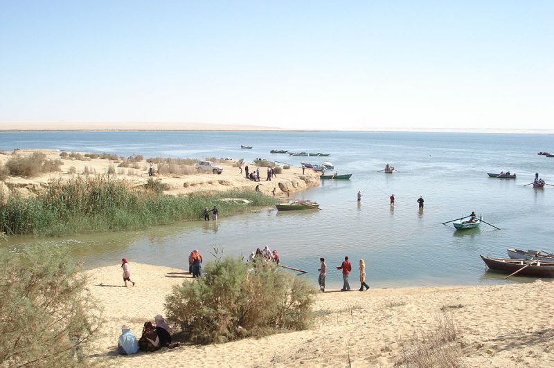 Fishermen in Fayum, Egypt