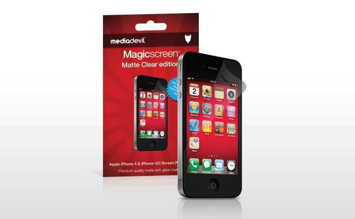MediaDevil Magicscreen Screen Protector (matte finish for iPhone 4)