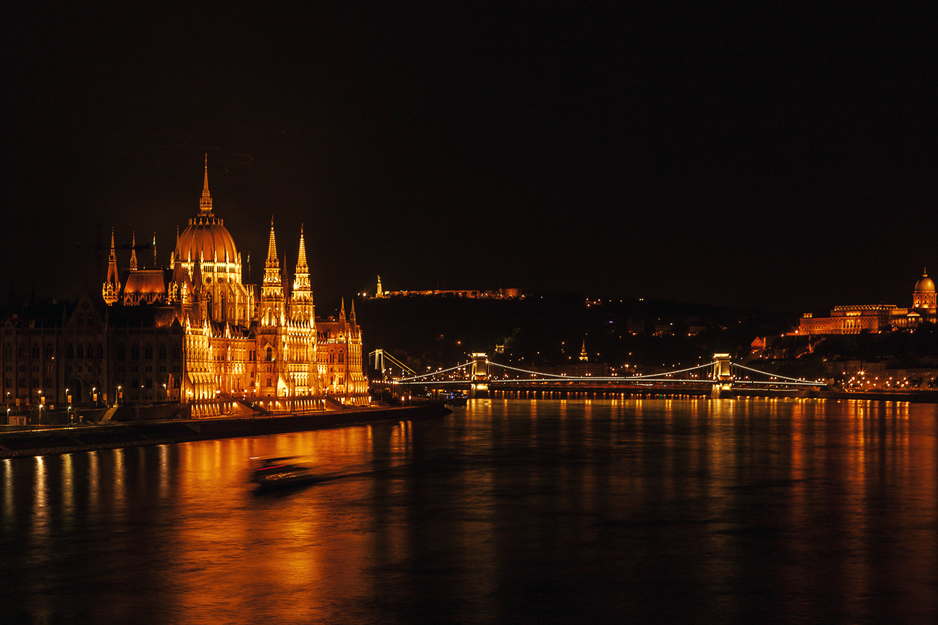 Budapest Parliament by Night